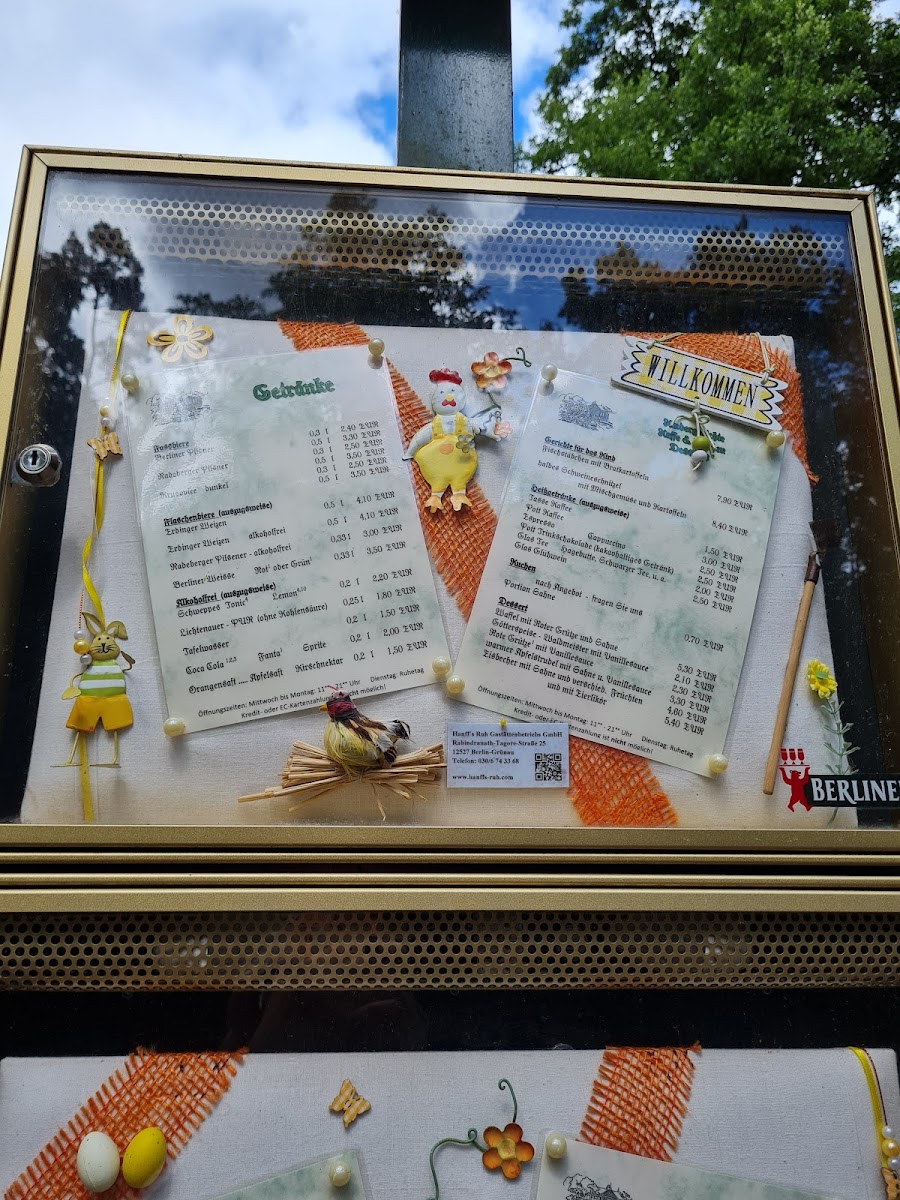 Menu - Hanff's Ruh photo 6